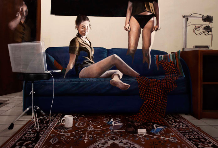Reification #12, 2015, oil on canvas, 80 x 120 cm Reification #12, 2015, oil on canvas, 80 x 120 cm
