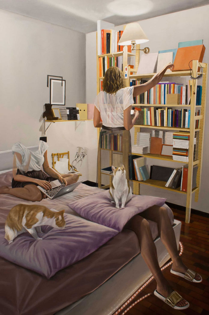 Reification #32, 2017, oil on canvas, 140 x 90 cm Reification #32, 2017, oil on canvas, 140 x 90 cm