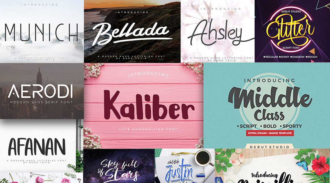 The Classy Fonts Bundle 51 high-quality typefaces. The Classy Fonts Bundle 51 high-quality typefaces.