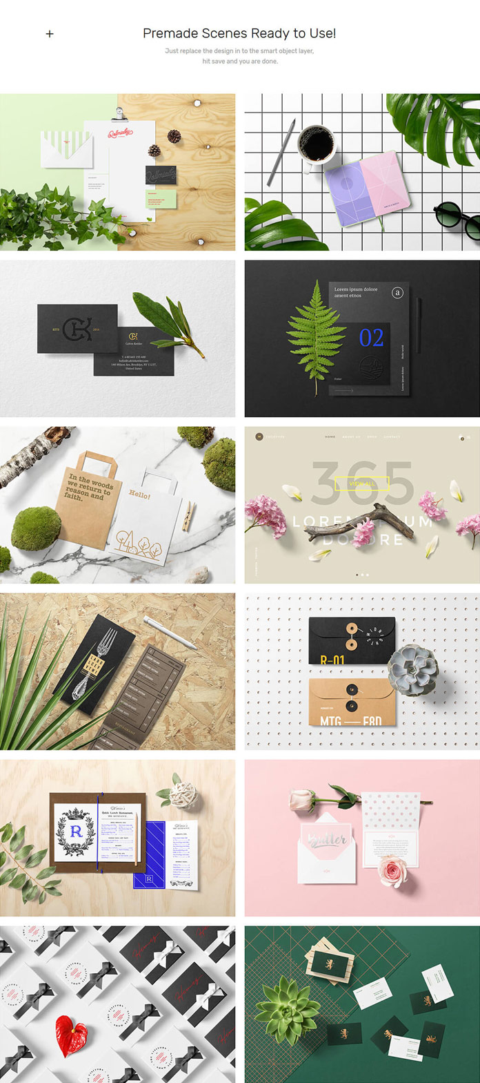 Premade scenes ready to use Premade scenes ready to use