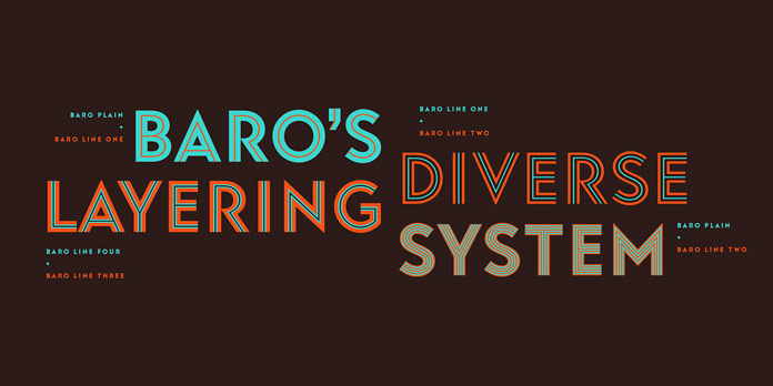 Baro font family from Indian Type Foundry.