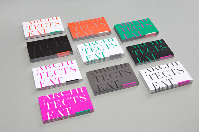 Architects Eat business cards.