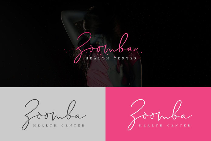 Delliathin signature font, branding.