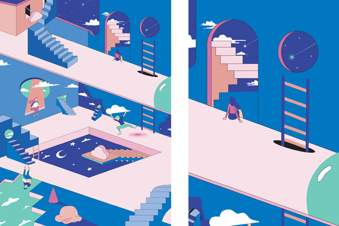 Surreal illustrations where everything is possible.