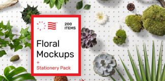 Floral Mockups + Stationery Templates: Limited Time Offer Floral mockups plus stationery templates