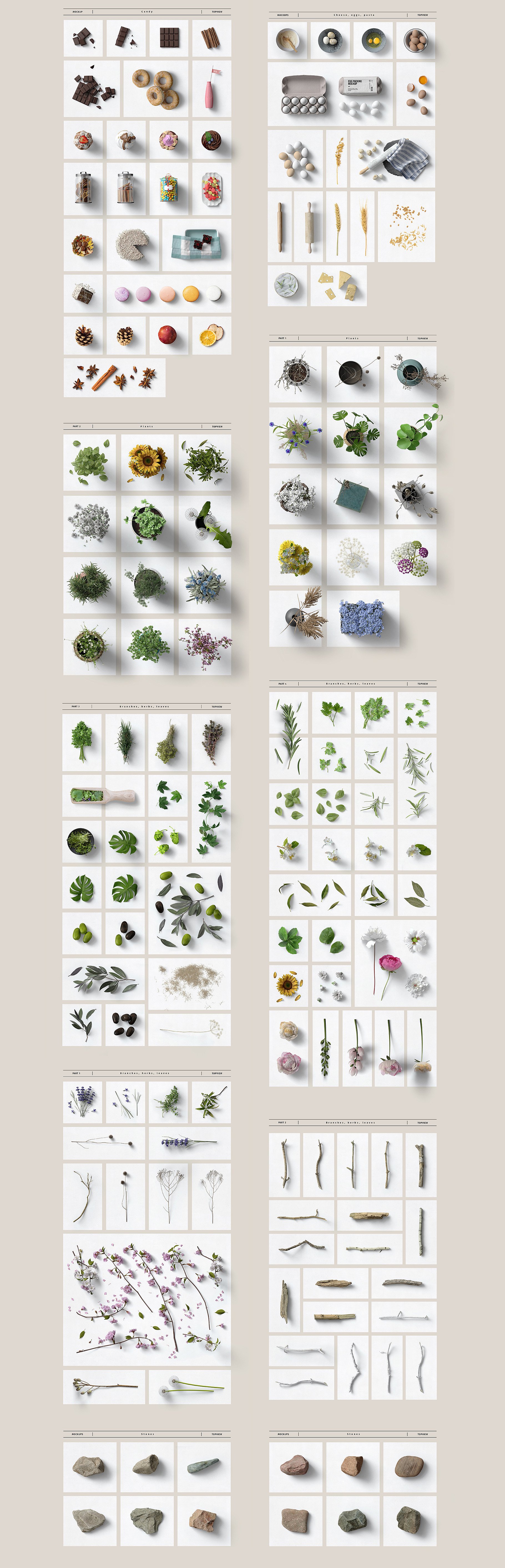 All Photoshop files come with well organized layers and folders.