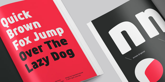 Anteb font family - Modern display typeface Anteb font family - Modern display typeface