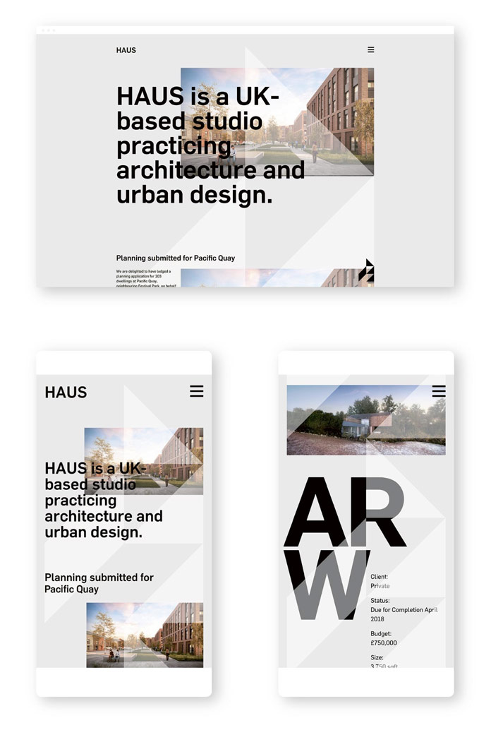 Branding materials.