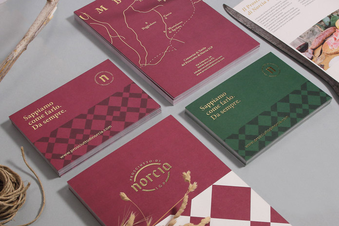 Business cards and branding materials. Business cards and branding materials.