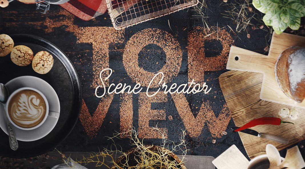 Coffee Top View Scene Creator