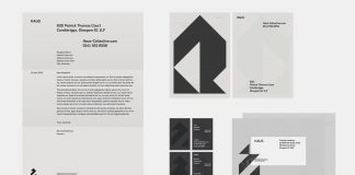HAUS Architects branding by Daniel Freytag.