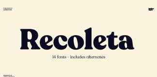 Recoleta font family from Latinotype