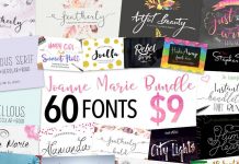 60 Fonts Bundle: Limited Time Offer 60 fonts bundle from Mighty Deals