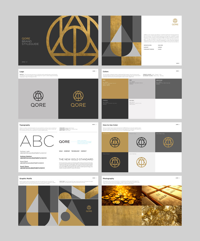 QORE brand style guide