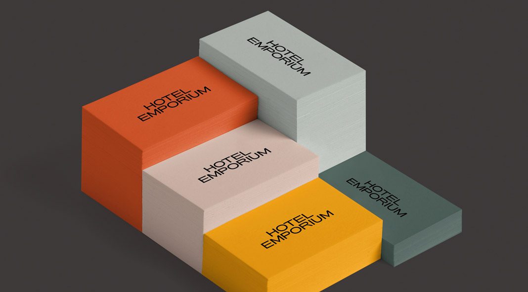 Hotel Emporium branding by Forth + Back.