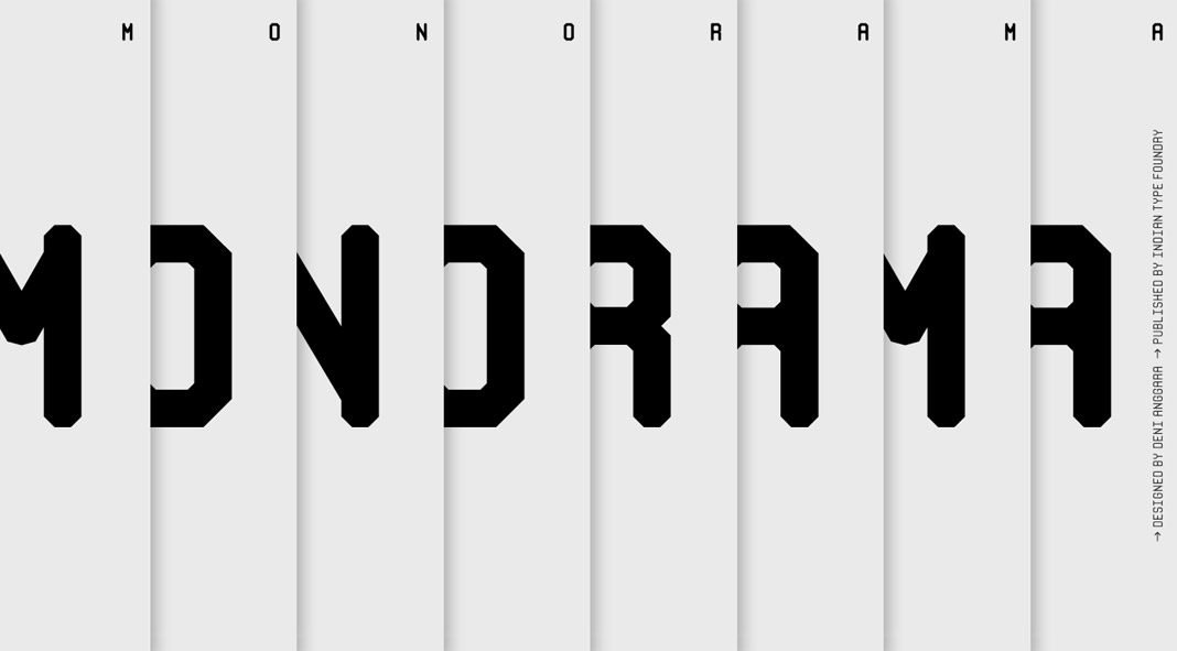 Monorama font family from Indian Type Foundry.