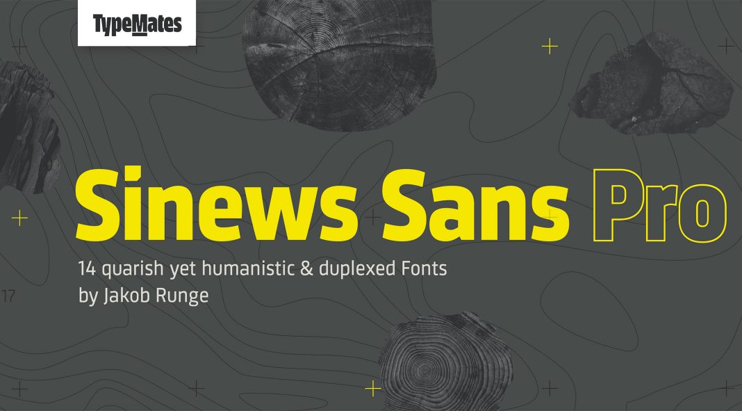 Sinews Sans Pro font family by TypeMates. Sinews Sans Pro font family by TypeMates.