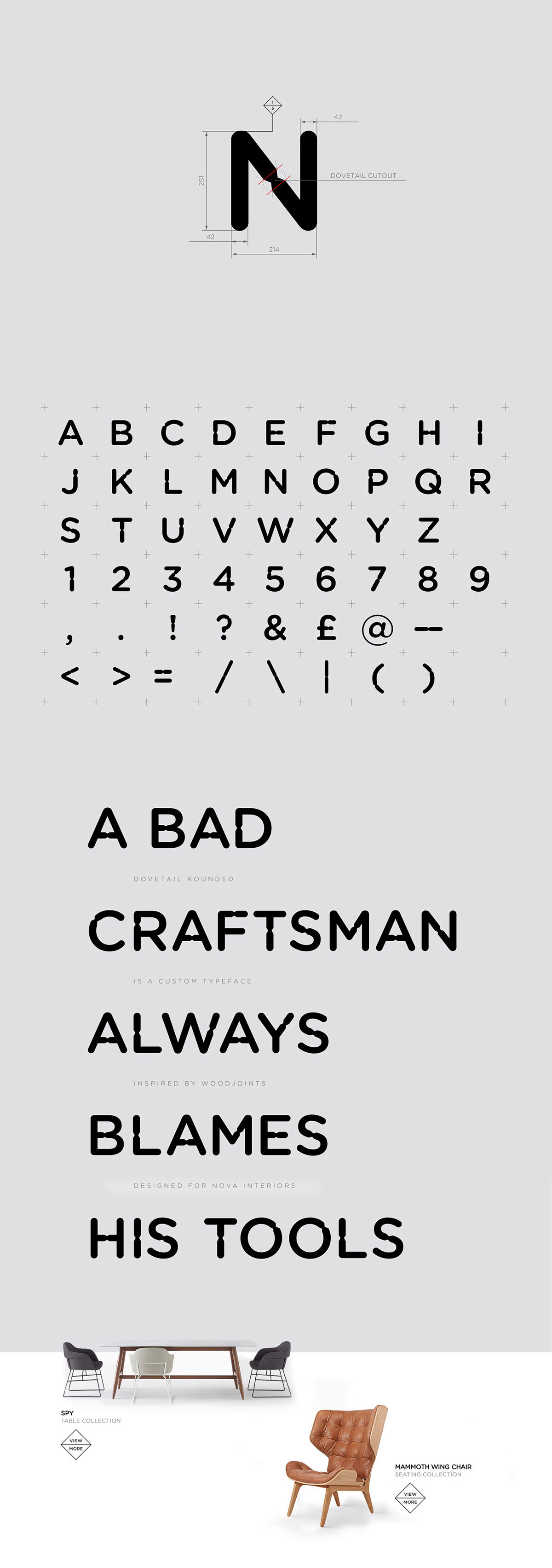 Nova Interiors branding by Side by Side.