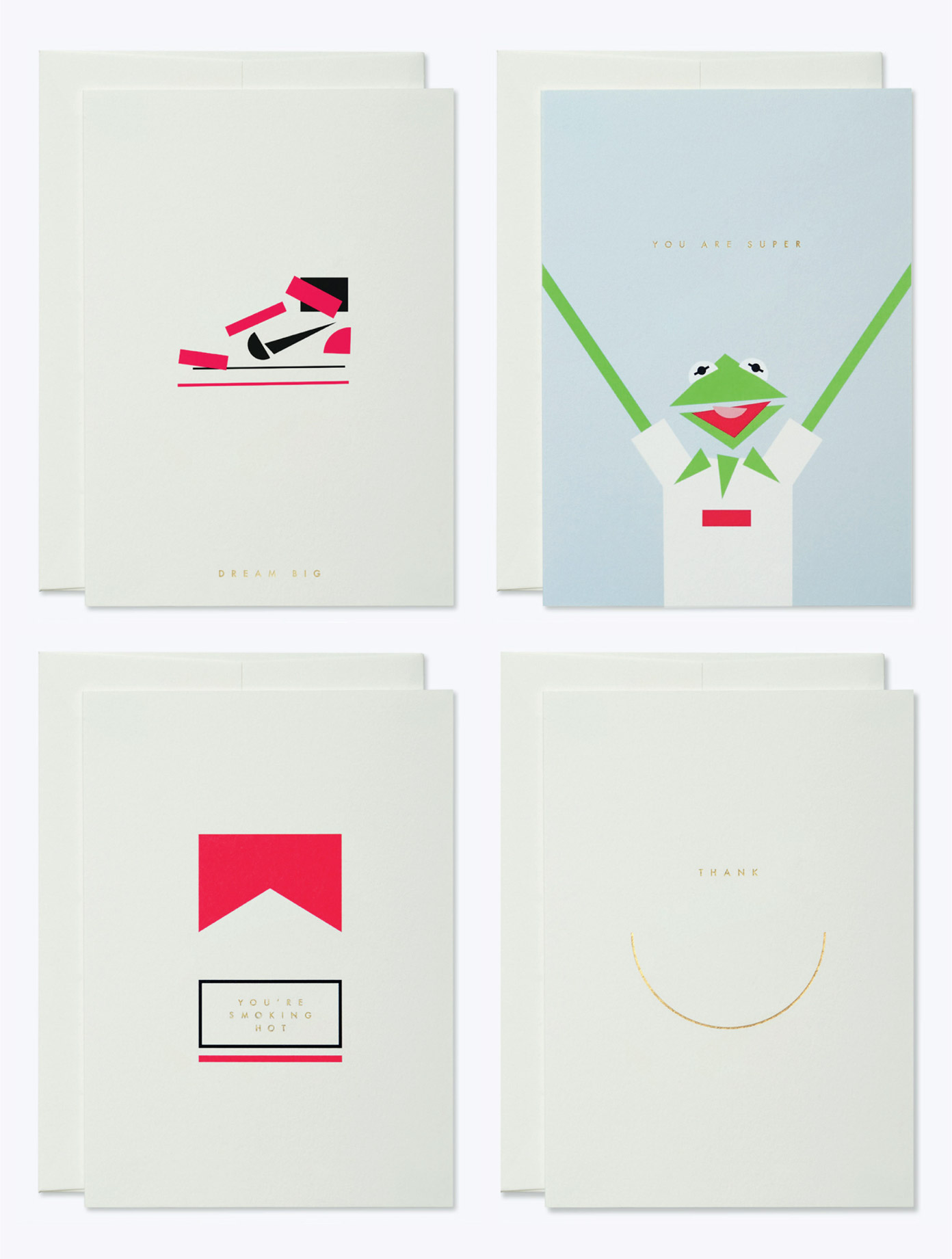 The minimalistic greeting card collection was awarded with Gold at the European Product Design Award in 2017.
