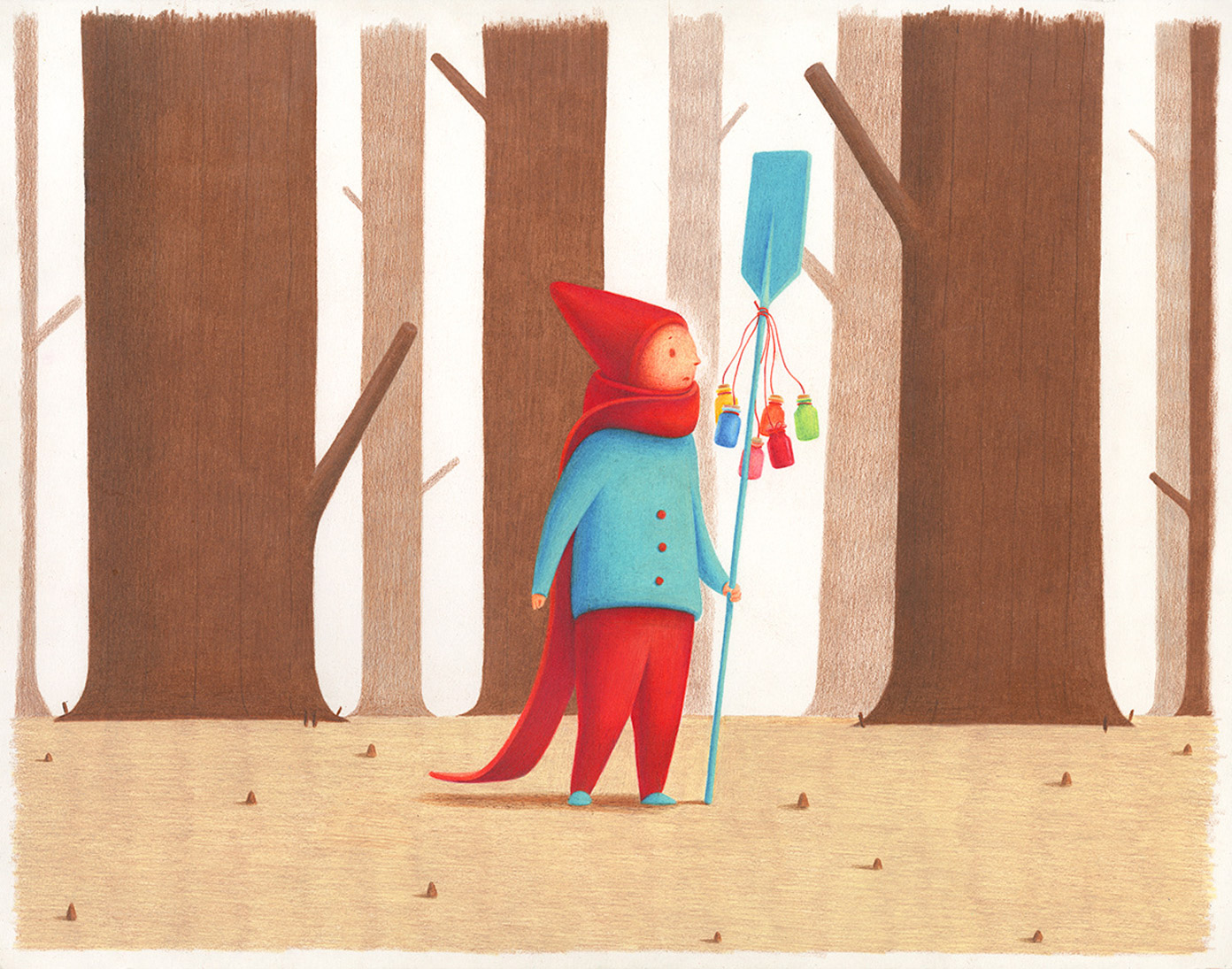 The Season Without Color—Children's book illustrations by Wenyi Geng