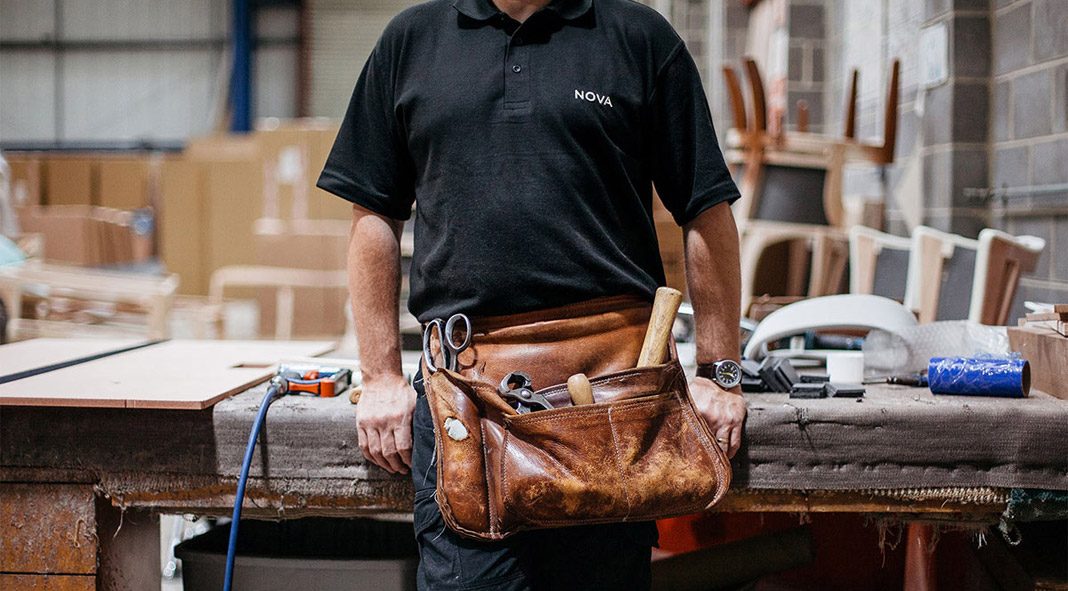 Nova Interiors branding by Side by Side.