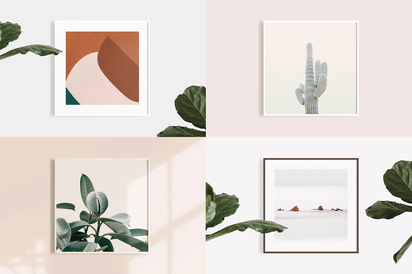 Square Frame Mockup Kit.