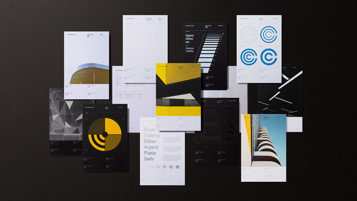 Gmund Bauhaus Swatchbook by Tolleson Design