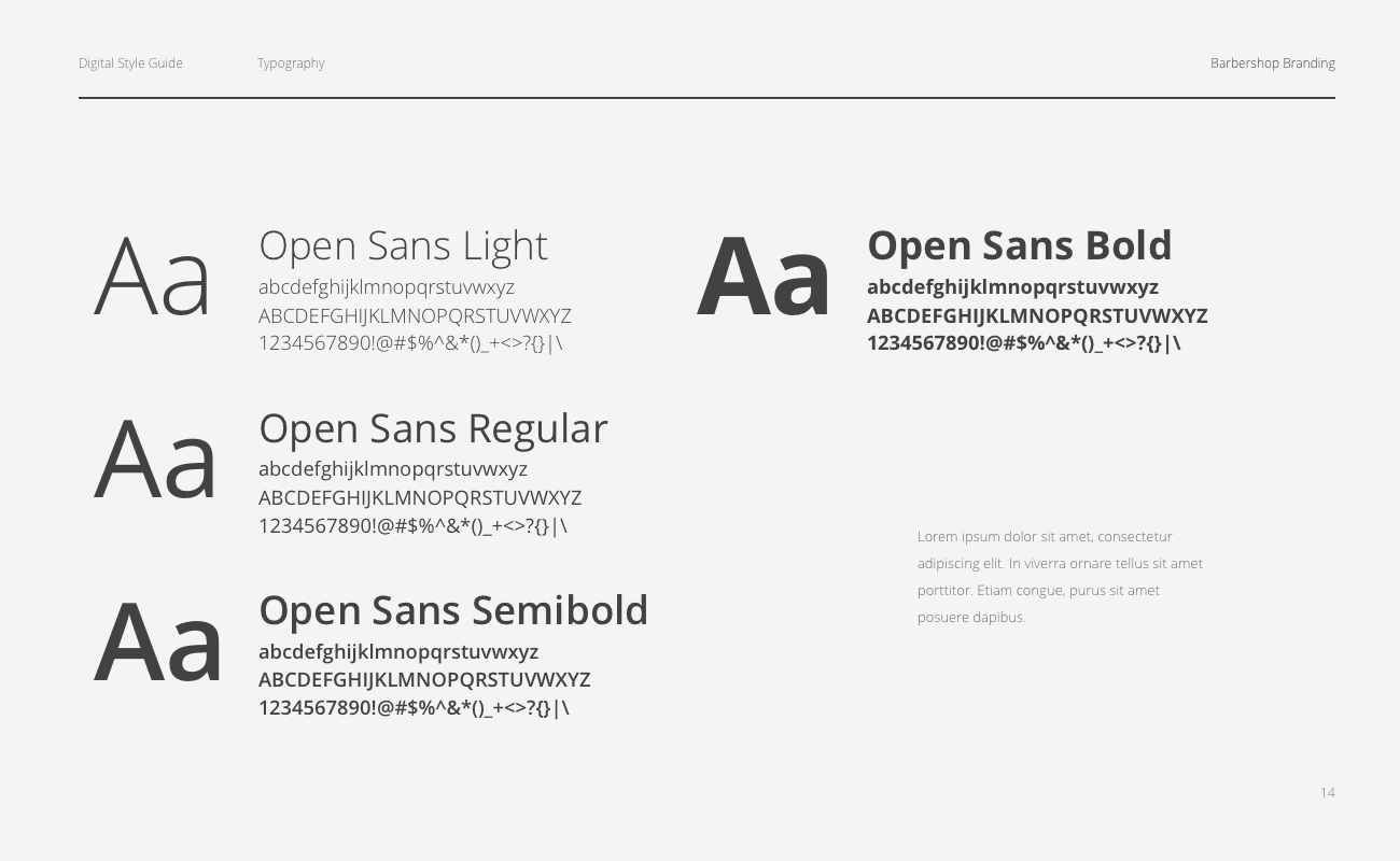 Houston Barbershop branding by graphic designer Hoo