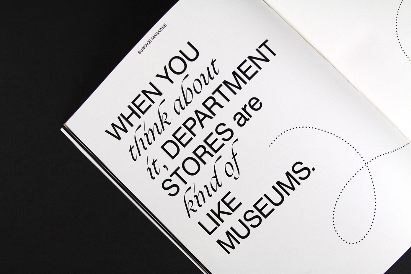 SURFACE Magazine - student project