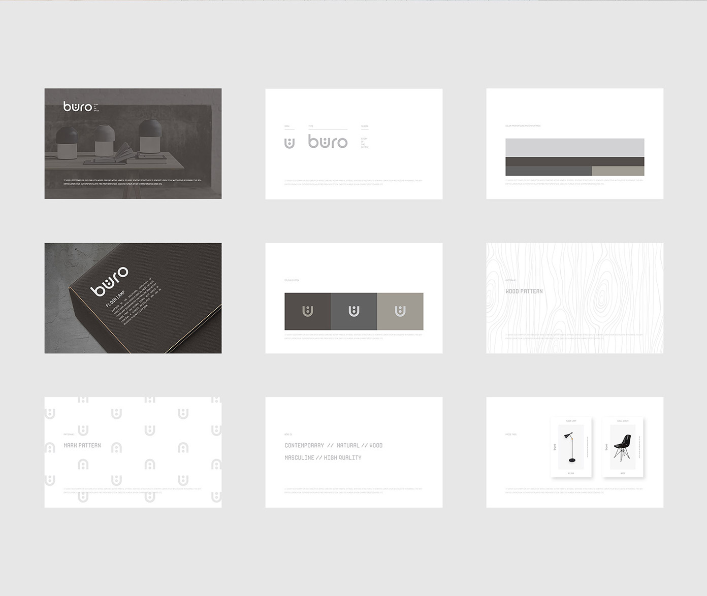 Büro branding by MONAJANS