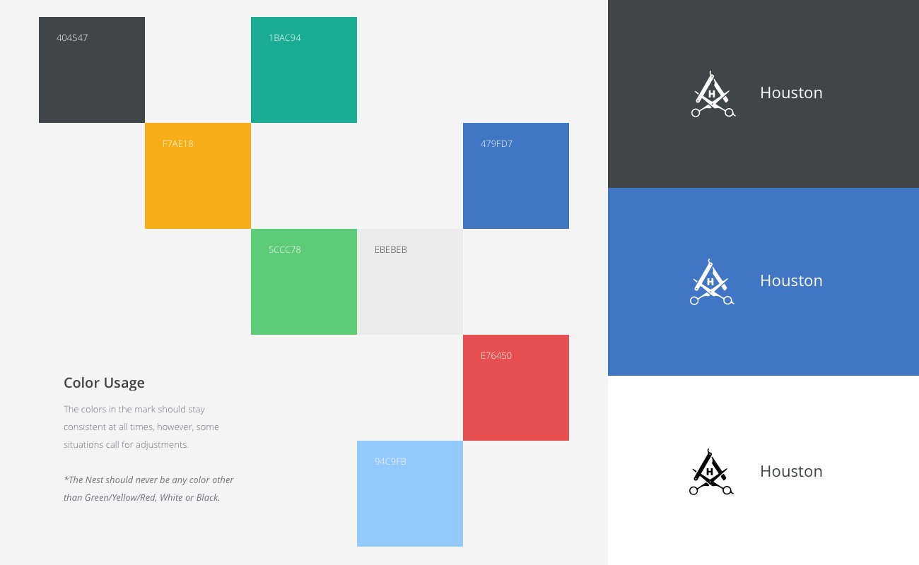 Houston Barbershop branding by graphic designer Hoo