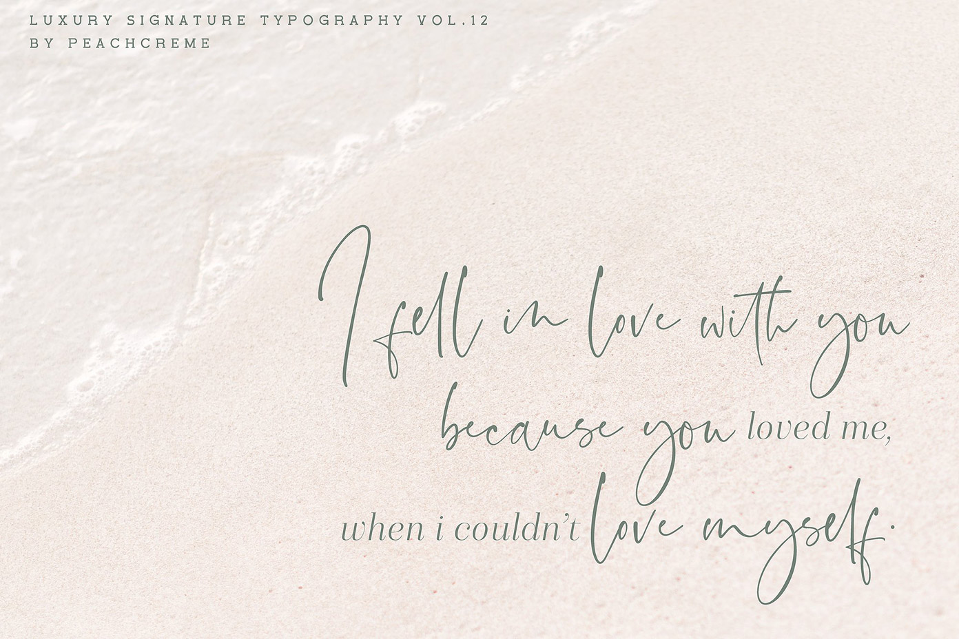 Santorini script font Santorini script font