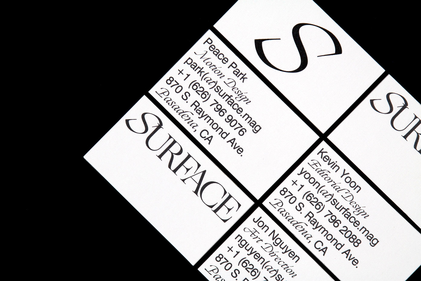 SURFACE Magazine - student project