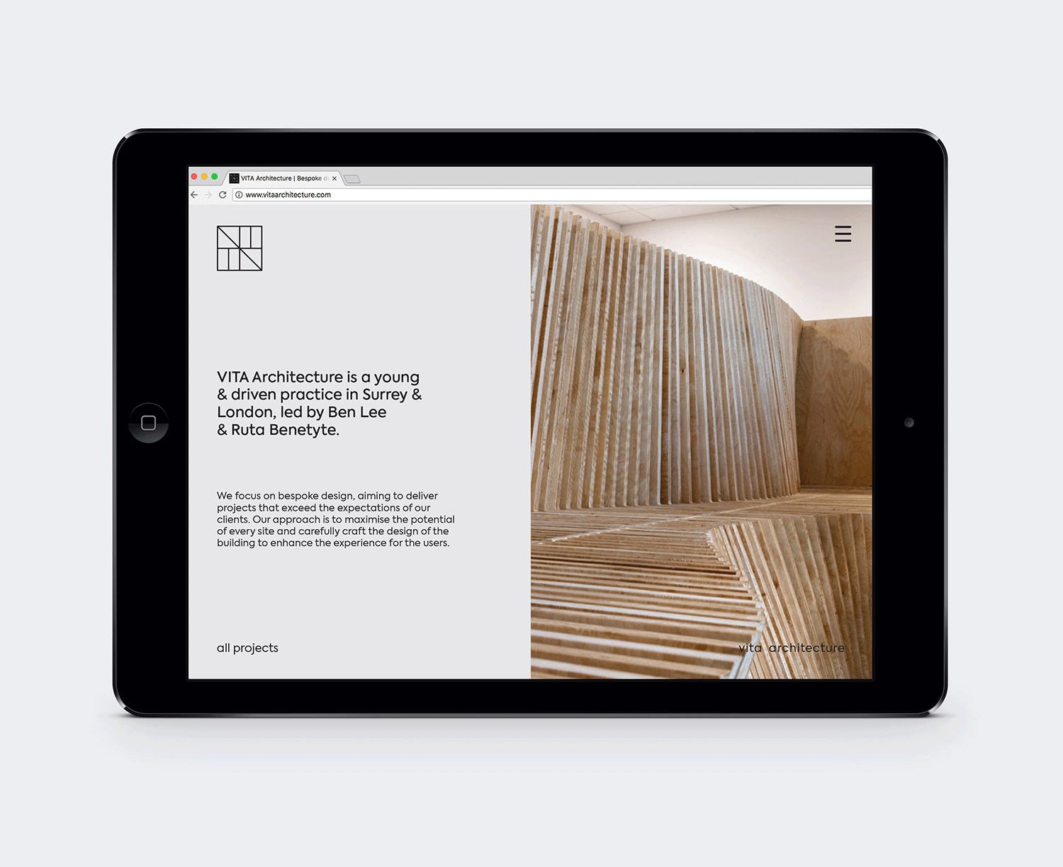 Vita Architecture brand design by Studio P+P Vita Architecture brand design by Studio P+P