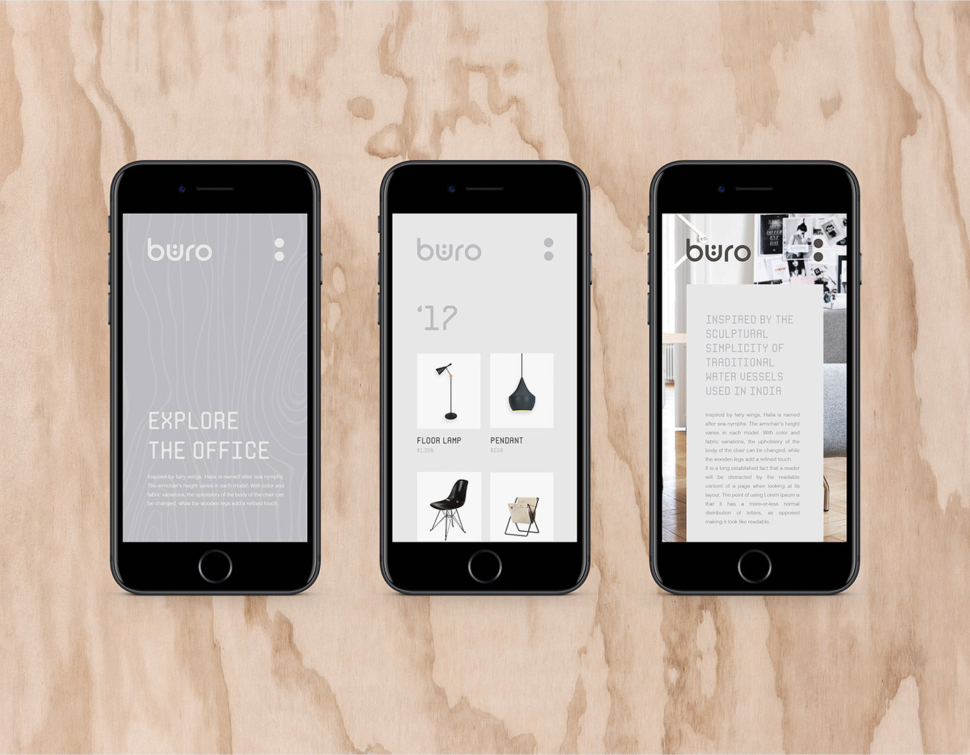 Büro branding by MONAJANS