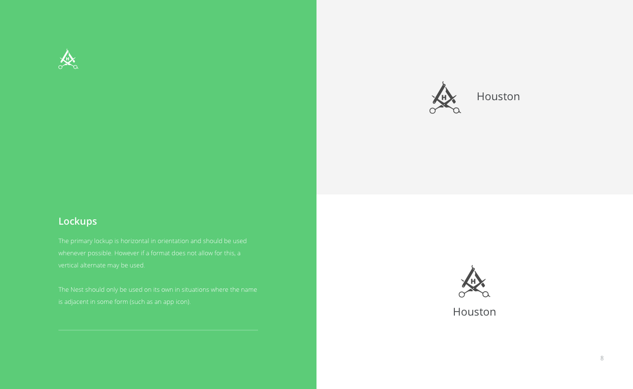 Houston Barbershop branding by graphic designer Hoo