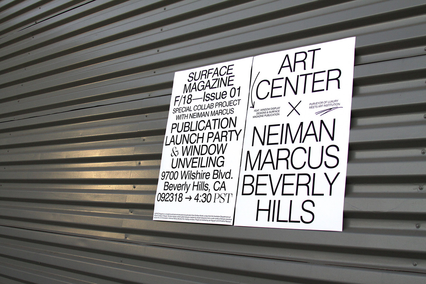 SURFACE Magazine - student project