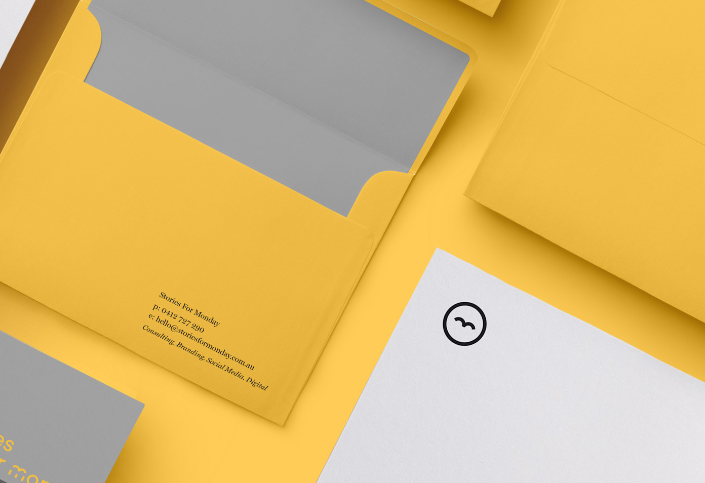 Stories For Monday branding by Madelyn Bilsborough Stories For Monday branding by Madelyn Bilsborough