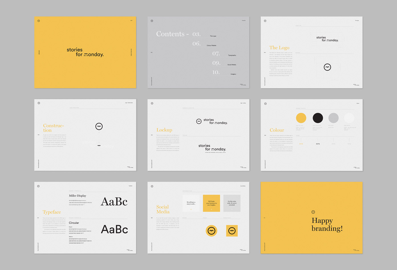 Stories For Monday branding by Madelyn Bilsborough Stories For Monday branding by Madelyn Bilsborough