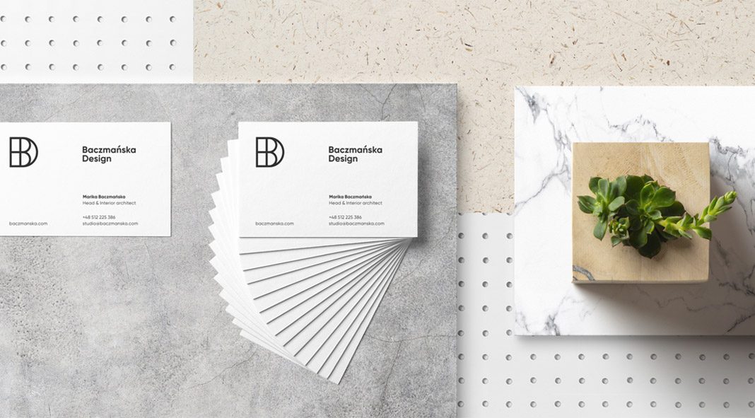 Corporate identity for Baczmańska Design created by Fromsquare Studio.