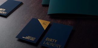 Dirty Laundry branding by PaperView.