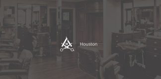 Houston Barbershop branding by graphic designer Hoo