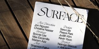 SURFACE Magazine - student project