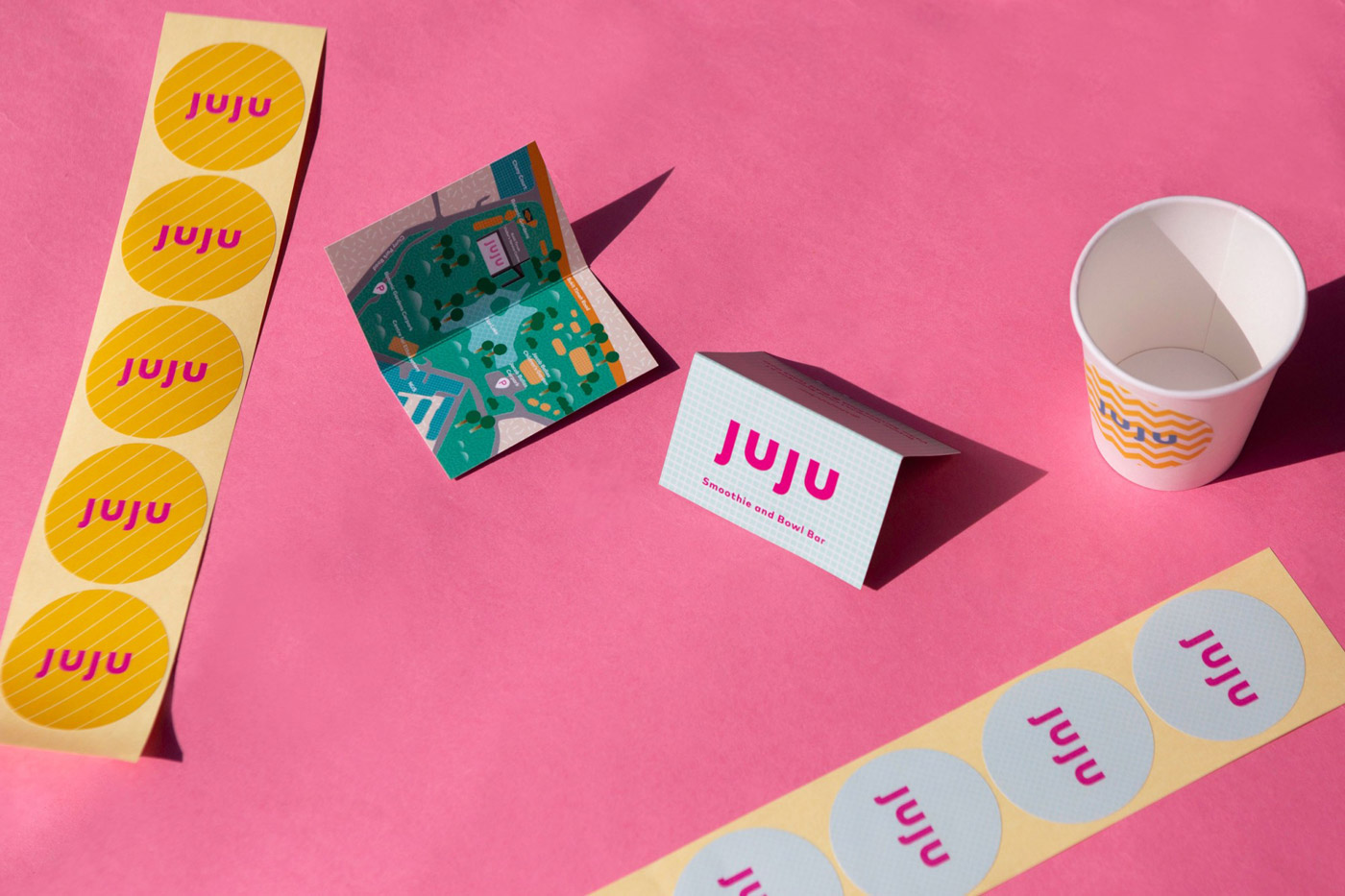 Food and beverage branding by Fable for JUJU. Food and beverage branding by Fable for JUJU.