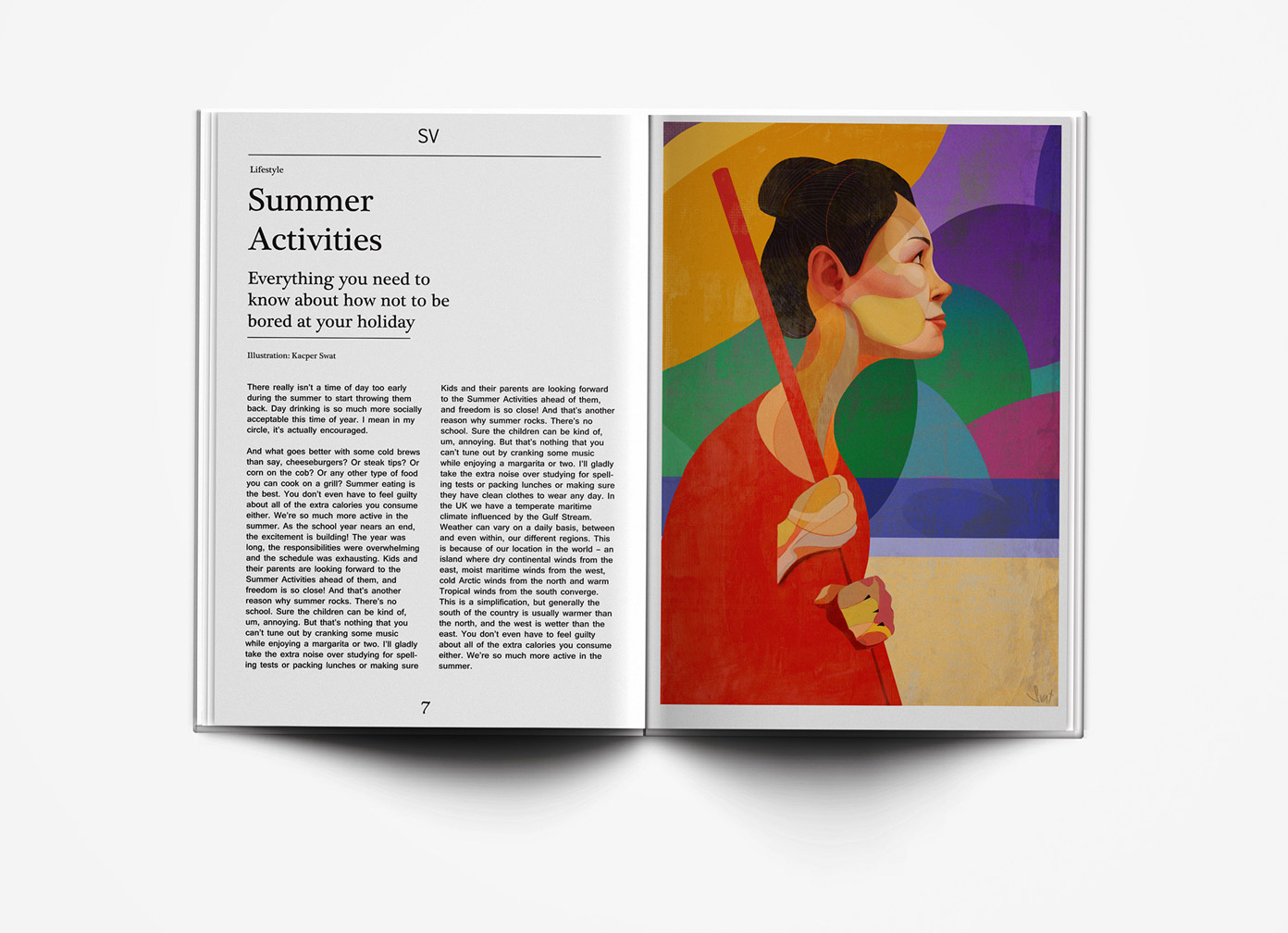 Editorial illustration by Kacper Swat