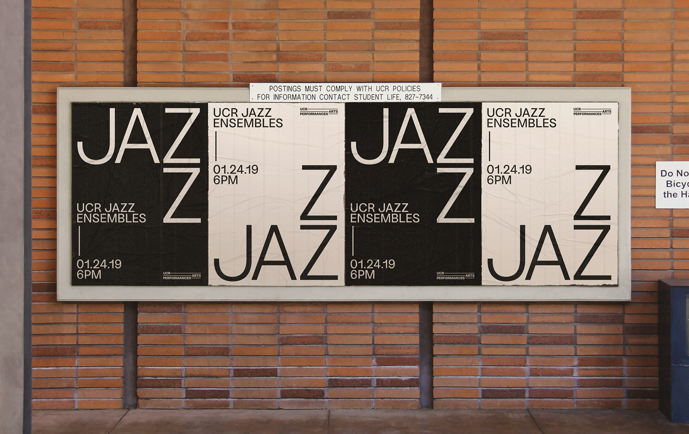Rebranding by Forth + Back of the visual identity for the art museum and cultural center, UCR ARTS.