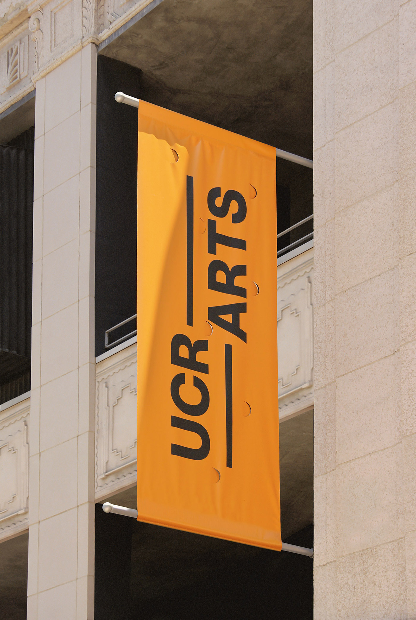 Rebranding by Forth + Back of the visual identity for the art museum and cultural center, UCR ARTS.