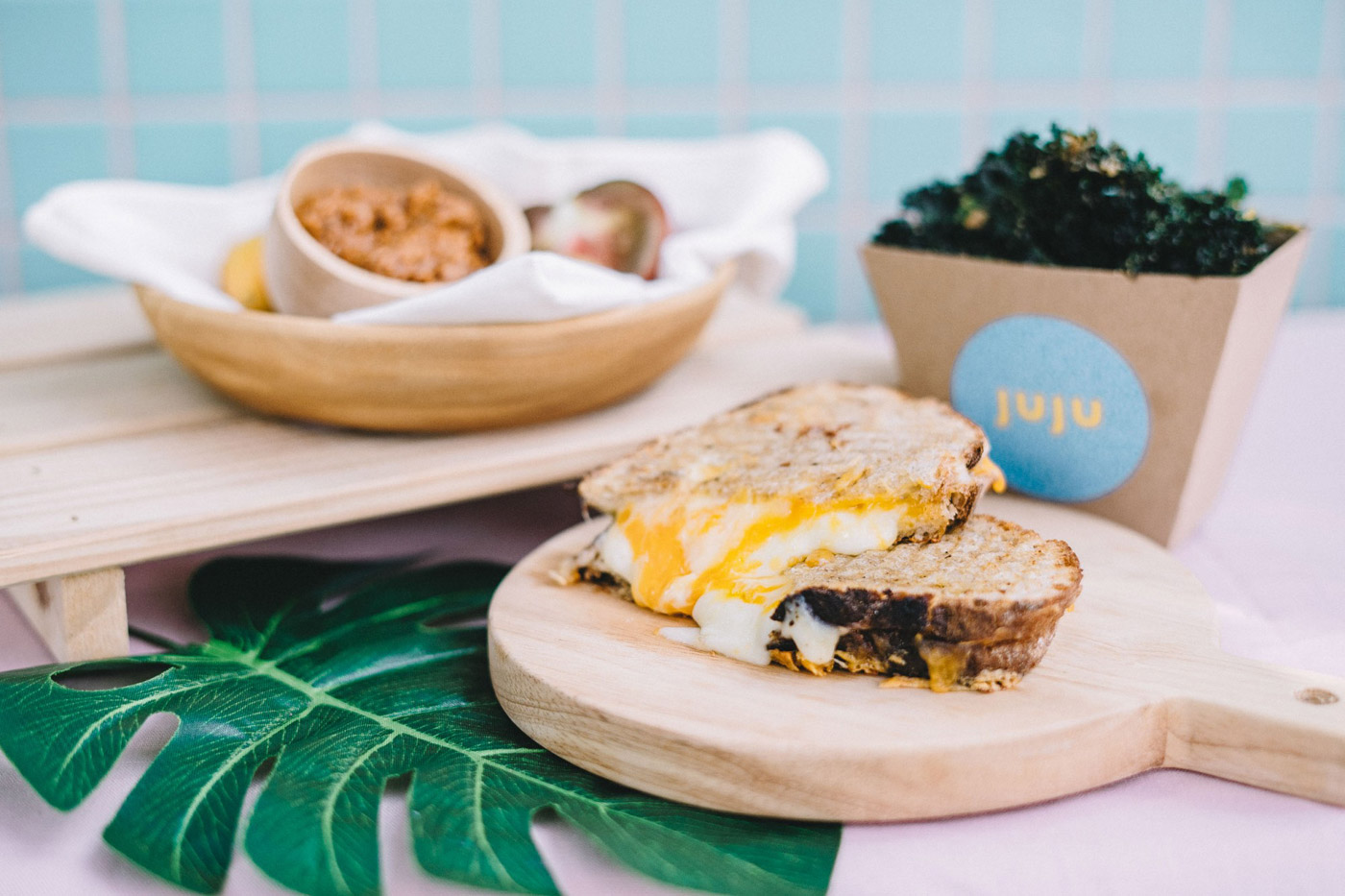 Food and beverage branding by Fable for JUJU. Food and beverage branding by Fable for JUJU.