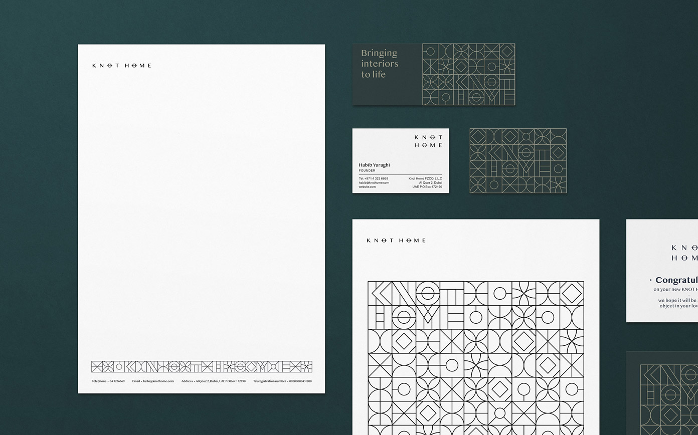 KNOT HOME branding by Tank Design