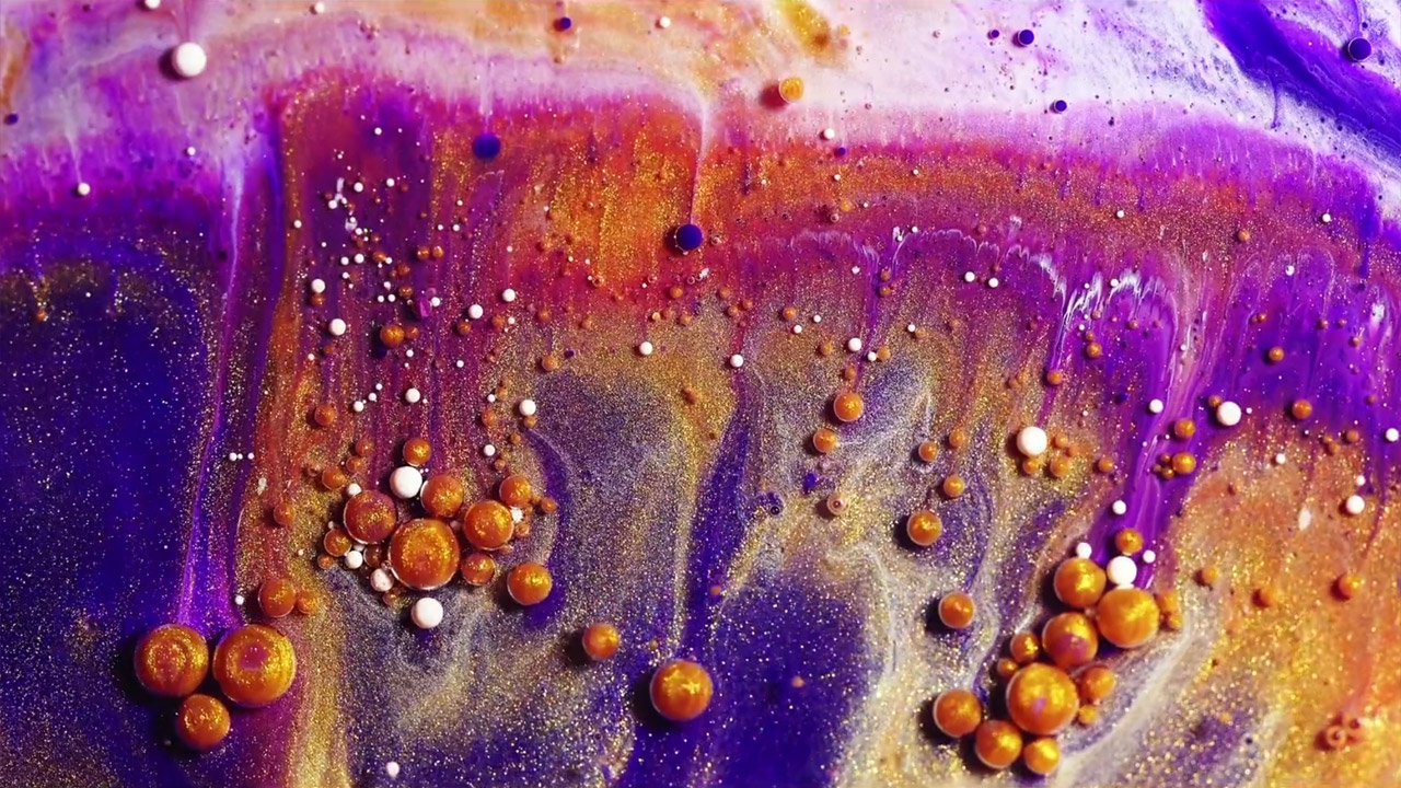 The Empire of C – Experimental Video by Thomas Blanchard Using Colorful Liquids.